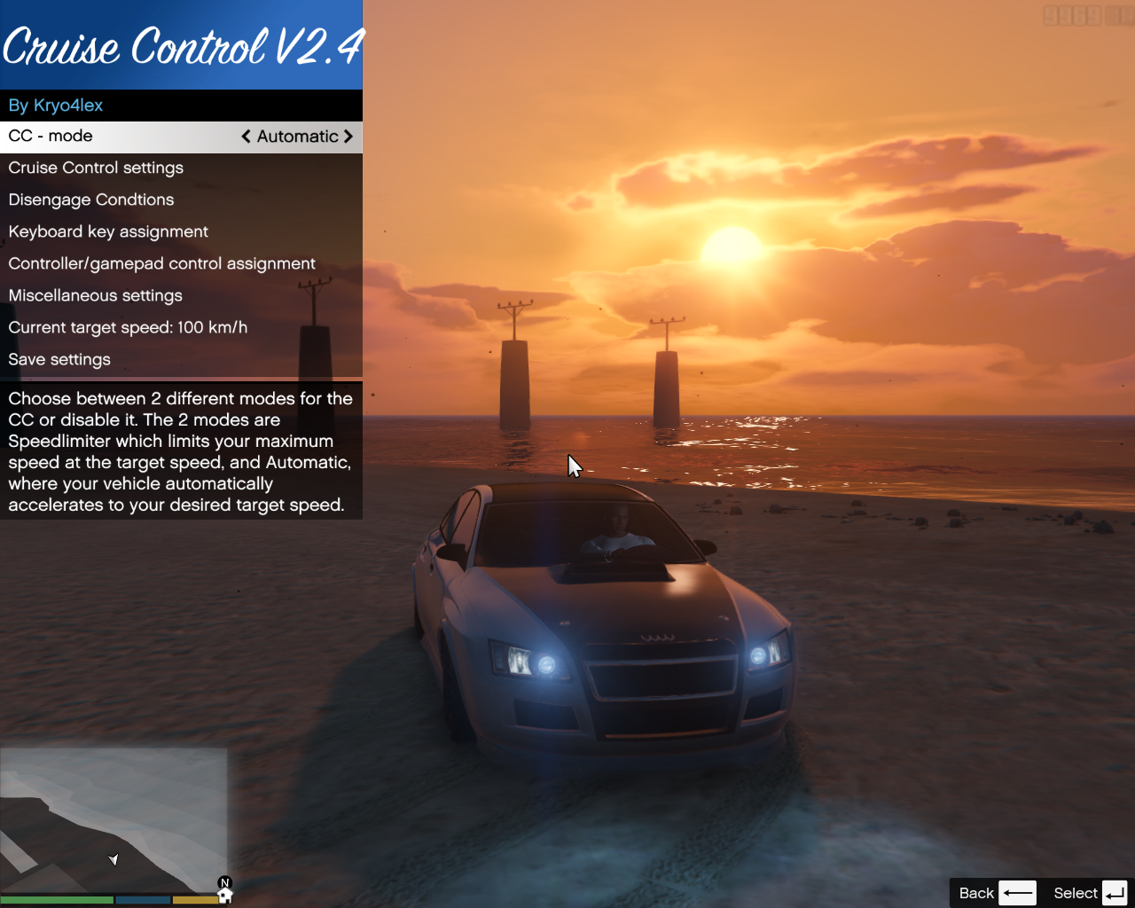 cruise control gta 5